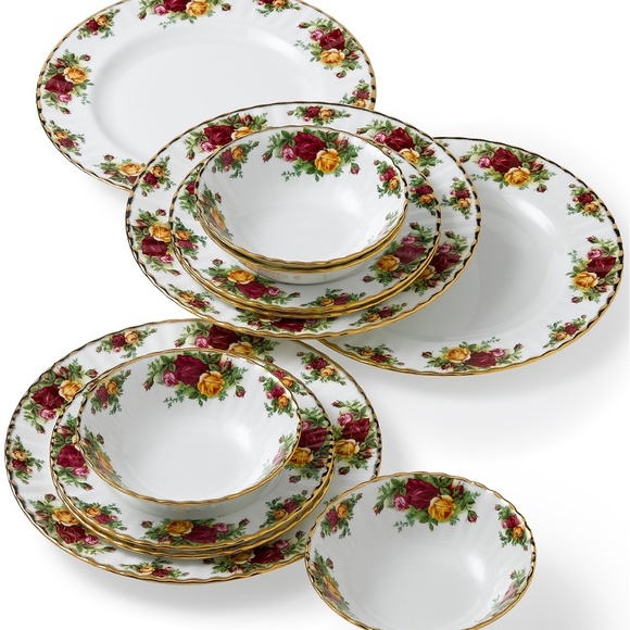 Royal Albert Old Country Roses 12-Piece Dinnerware